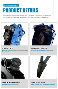Excavator Attachments Hydraulic Breakers Tip-ripper Breaking Hard Ground Rippa Rock Vibrating Vibro Ripper - Product Image 4