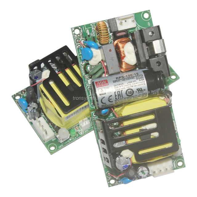 Meanwell Authorized RPS-120-15 120W Switching Power Supply for Medical Monitors 15V