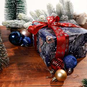 Wholesale 80g 43*300cm <b>Christmas</b> Black Packaging Paper Gift Wrapping Paper Wrapping Paper - Product Image 5