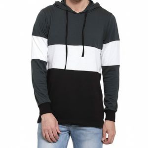 Sweat à capuche décontracté à manches longues avec broderie et logo imprimé Sweats à capuche d'hiver pour hommes de haute qualité à motif solide - Product Image 1