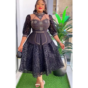 Vestidos de Fiesta de Talla Grande para Mujer, Estilo Africano, para Bodas, Novedad 2024, Dashiki, Ankara, Vestido de Noche Elegante, Traje Turco, <span class=keywords><strong>Ropa</strong></span> Africana - Product Image 1