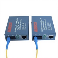 Convertidor de Medios de Fibra Óptica YOFC con Certificación CE RoHS, 10/100M, Monomodo, 25KM, RJ45 SC, Transceptor Óptico, 1 Año de Garantía para Telecomunicaciones