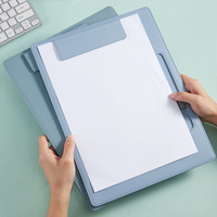 Tablero de archivo de oficina de negocios multifuncional de tamaño A5, carpeta de papelería, cubierta de cuero, tablero de escritura de carcasa dura, logotipo personalizado