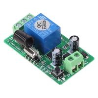 Sistema de Control Remoto Universal Inalámbrico RF de Largo Alcance, 12V CC, 2 Canales, 315 Mhz, Transmisor y Receptor de 2 Teclas C295