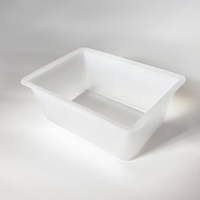 Plateaux d'emballage en plastique PE-HD de qualité alimentaire personnalisés en usine adaptés à l'emballage de tofu largement utilisés dans les supermarchés.