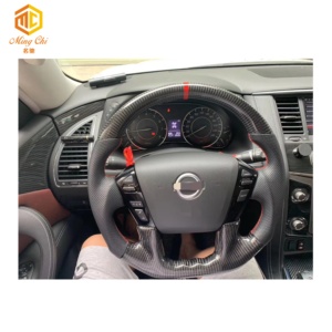 Volant directionnel en fibre de carbone pour Nissan Patrol, Y61 Y62, <span class=keywords><strong>panneau</strong></span> de porte intérieure de voiture - Product Image 6