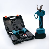 Sécateur électrique sans fil 20V sans balais, mini, portable, alimenté par batterie au lithium, pack de 2 batteries, cisailles de jardin, coupe de 35 mm