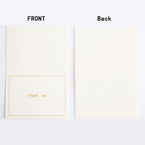 การ์ดอวยพรซองจดหมาย DIY,ที่ปั๊มร้อนสไตล์เกาหลีอวยพรวันเกิดขอขอบคุณข้อความสำเร็จการศึกษาครึ่งพับการ์ด - Product Image 4
