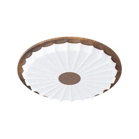 Plafonnier LED intelligent avec synchronisation musicale, haut-parleur, commande vocale, WiFi, application à distance, 48W, RGB, changement de couleur, écologique, dimmable, CRI>80