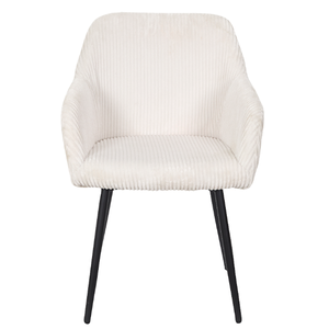 Sillón <span class=keywords><strong>Chesterfield</strong></span> Europeo de Tela Beige <span class=keywords><strong>Blanco</strong></span> de Una Plaza para Sala de Estar, Dormitorio, Apartamento, Hotel - Product Image 3