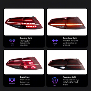 Para Golf 7/7.5 MK7/7.5 2012-2020, Animación de Arranque Modificada, Luz Trasera Secuencial con Intermitentes, Animación de Arranque Golf7 - Product Image 2
