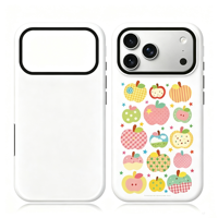 Coque de téléphone 3D par sublimation 2-en-1 pour iPhone 18 Pro Max 17 16 15 Plus, impression photo par transfert thermique, coques arrière robustes, personnalisables DIY