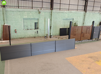 Conception moderne Panneaux de clôture à lamelles et persiennes en aluminium Foshan Prix d'usine Clôture de jardin privée Cadre en alliage d'aluminium