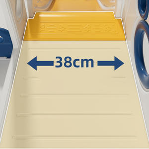 Toboggan en plastique pour aire de jeux intérieure pour enfants, équipement de <span class=keywords><strong>location</strong></span> de fête, toboggan en plastique pour bébé avec cerceau, vente en gros - Product Image 2