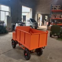 Camion à benne basculante électrique à quatre roues Capacité de charge de 1000kg Moteur de 1500W Outils industriels personnalisables OEM pour fermes, ranchs et entrepôts
