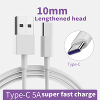 Cubot Note 9 20 Note Plus R9 Z100 Pro Max 3 X50 C20 Chargeur USB Type-C Câble USB Type C de 10mm de long pour ordinateur 5A à charge rapide