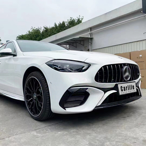 เปลี่ยนอะไหล่รถยนต์กันชนชุดบอดี้สำหรับ <span class=keywords><strong>Mercedes</strong></span> Benz C คลาส W206 <span class=keywords><strong>2022</strong></span>-อัปเกรดเป็นสไตล์ C63 AMG - Product Image 3