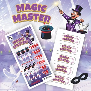 Popular y asequible personalizado Offset impreso Pull Tab Five Windows Easy Peel off boletos de lotería para la venta - Product Image 6