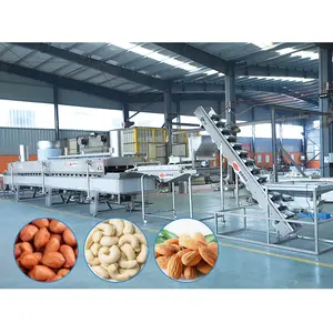 Large Scale Deep Fryer Oil Fryer Frying Machine Continuous Frying Machine Snack Food Chipken Frying Processing Line