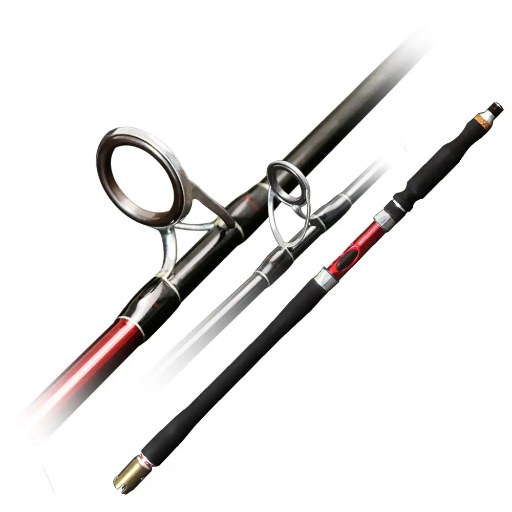 XDL Low Price 1.9m 1.5 Sections Bait Casting Lure Fishing Rod Casting Spinning Fish Rod Carbon Cast Boat Fishing Rod Tuna