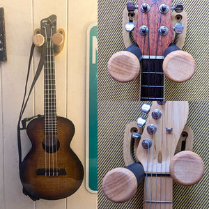 Crochet mural pour guitare en bois crochet réglable en forme de U pour basse électrique acoustique Banjo ukulélé <span class=keywords><strong>mandoline</strong></span> - Product Image 5