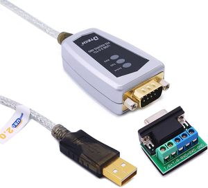 Cable Adaptador Convertidor de Puerto Serie USB a RS422 RS485 con Chip FTDI Compatible con <span class=keywords><strong>Windows</strong></span> 11 <span class=keywords><strong>10</strong></span> 8 7 XP Mac - 1.5 Pies - Product Image 1