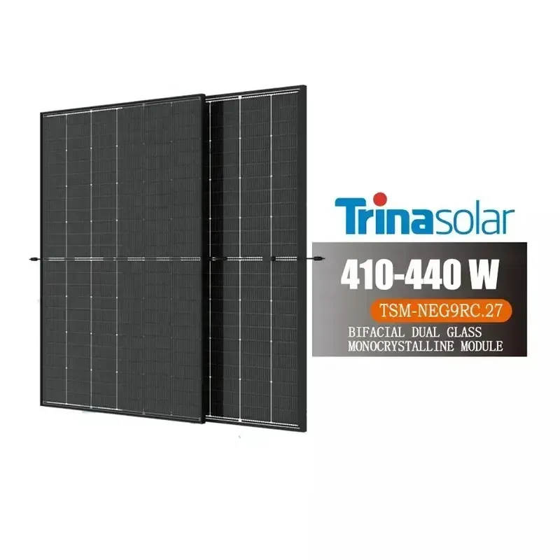 Trina Vertex S GÜNEŞ PANELI enerji modülü Trina TSM-NEG9RC.27 430W 440W 445W pansolar Solar res N tipi PV güneş enerjisi sistemi için