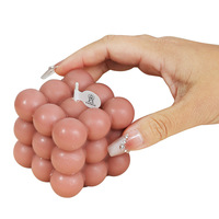 Bougies cylindriques de luxe faites à la main en cire de soja mélangée, best-seller transfrontalier – Artisanat de coulée manuelle, cadeau sophistiqué, photo