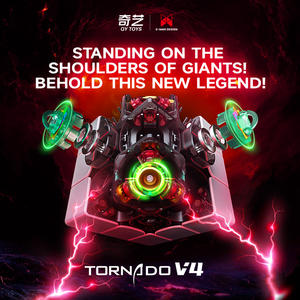 Cubo Mágico de Velocidad Magnético QIYI X-Man Tornado V4 M <span class=keywords><strong>Pioneer</strong></span> UV Maglev sin Pegatinas QY XMD Tornado Cubo Profesional de Rompecabezas - Product Image 4