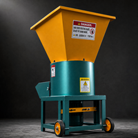 Petite machine multifonctionnelle pour broyer le foin, la paille et les grains pour l'alimentation animale (porcs, poulets, canards et oies)