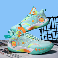 Chaussures de sport tendance pour hommes : baskets athlétiques décontractées, respirantes, antidérapantes, montantes, idéales pour le basketball