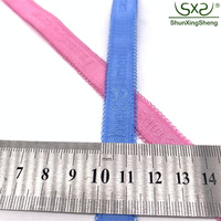 Logo de marque personnalisé en nylon bande élastique jacquard bande de dentelle