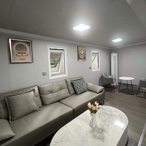 Casa Prefabricada Personalizada de Fábrica Apple Cabin, Oficina en Contenedor, Apartamento, Cabaña de Resort, Casa Preconstruida, Panel Sándwich de Acero, Madera Moderna - Product Image 3