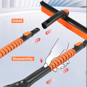 Thiết kế mới silicon <span class=keywords><strong>ICE</strong></span> <span class=keywords><strong>scraper</strong></span> Telescopic cho mùa đông xe làm sạch tuyết bàn chải - Product Image 5