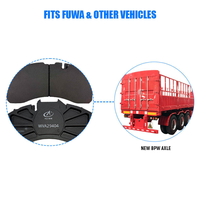 Plaquettes de frein WVA29404/403 pour essieu BPW Shacman Foton Volvo Man Hino Daf OEM Semi-métalliques/Céramiques Vente en gros