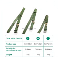 Collier de bétail spécial ferme sangle de corde boucle réglable collier de Traction de bétail pour animaux de ferme mouton cheval animal de compagnie