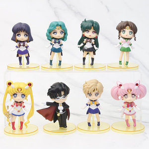 Set de 8 Figuras de Acción de YMJ de Pretty Soldier Sailor Moon, Mini Figuras de Anime en PVC - Product Image 2