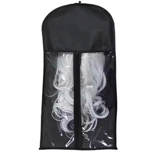 Customized Service Free Sample Wig Wig Storage Bag Hanger Clear Pvc Hair Storage Bag - Product Image 2