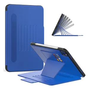 Soporte magnético inteligente para tableta, funda con tapa ajustable con Portalápices para iPad 10,2 9,7