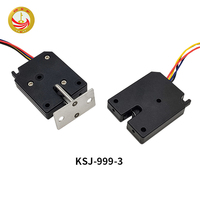 Serrure Électromagnétique Rapide KSJ DC 3V-12V Certifiée ISO9001 pour Armoire et Casier Intelligent en ABS