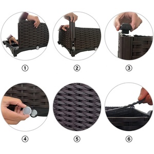 Bộ Hộp Trồng Cây Bằng Nhựa Cao Cấp <span class=keywords><strong>DIY</strong></span> Hộp Nhựa Hình Chữ Nhật Trồng Phù Hợp Cho Rau Quả Thảo Mộc Giường Vườn Lớn - Product Image 4