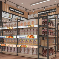 SKYSEEN étagères de marché personnalisées étagères écran de bord pour supermarché magasin de détail LED panneau mural LED écran d'affichage équipement de caissier