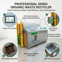 Machine à Compostage Automatique de Déchets Alimentaires 500 kg/Jour pour Restaurants - Équipement de Recyclage Organique pour Cuisine