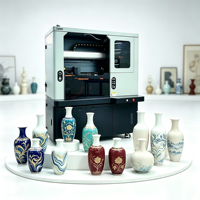 Machine d'impression UV à jet d'encre haute précision et haute vitesse avec tête d'impression Epson I1600 pour céramique, verre, plastique, métal, vase cylindrique