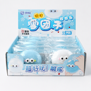 <b>Stress</b>-<b>relief</b> <b>Toy</b> Snowball Squishy Slow Rebound Unisex <b>Stress</b>-<b>relief</b> Ball Gift Made of TPR Material for Ages 15+ - Product Image 2