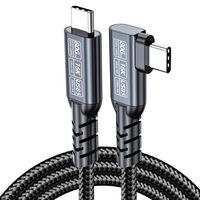 Cable de Datos USB5 de Alta Velocidad 80G 240W con Carga Rápida para Laptop y Teléfono, Tipo-C a C, Compatible con Adaptador de Proyección HD 16K
