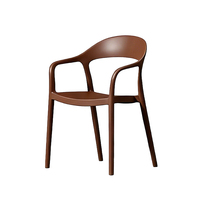 Chaise de salle à manger empilable en plastique au design contemporain, prix d'usine, moderne, pour extérieur, salon, bureau à domicile, école, entrepôt, portable