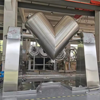 Mélangeur en V Runnest de haute qualité en SUS304, machine de mélange pour poudres détergentes et produits chimiques, capacité 50L-5000L, pour la transformation alimentaire