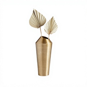 Bulk Metal <b>Gold</b> Color <b>Artificial</b> <b>Flower</b> Pot With Superior Quality <b>Flower</b> Vase For Home Wedding And Event Usage - Product Image 1