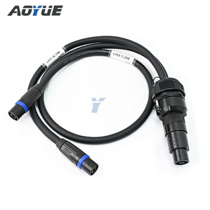 NLT8/F a 2* NLT4/M, 4*4m ㎡ Cable divisor en Y de 0.7M+1.2M, cable de altavoz multinúcleo Neutrik SpeakON para escenario, PA y conciertos - Product Image 1